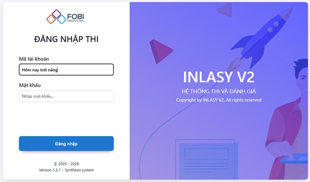 Screenshot of the installation